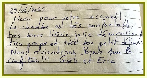 Avis : la chambre est très confortable