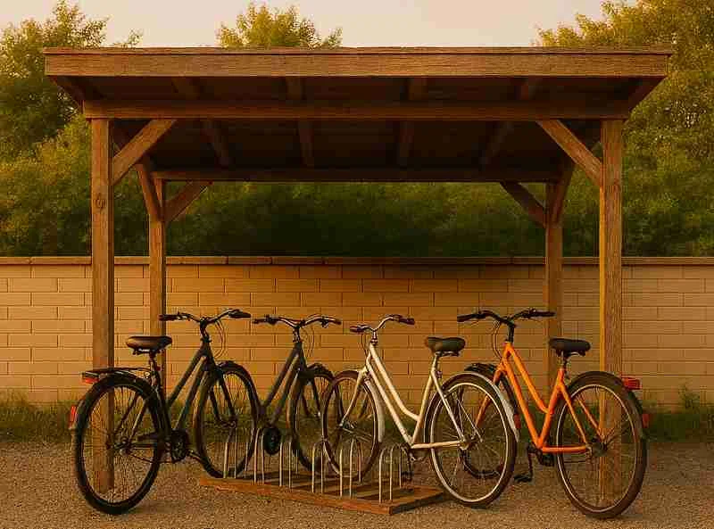 Vos vélos à l'abri et en sécurité