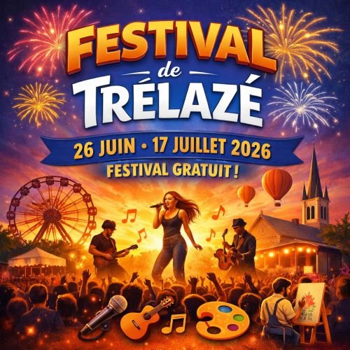 Festival de Trélazé du 26 juin au 17 Juillet 2026